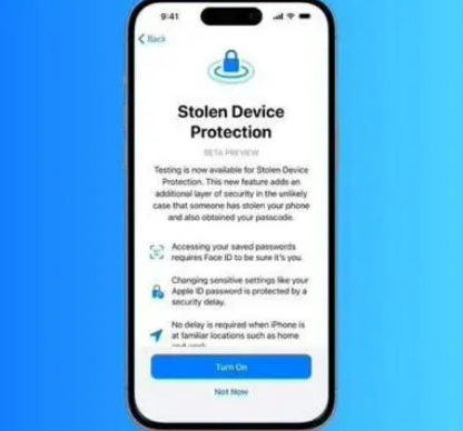 三沙苹果授权维修店分享被盗设备保护功能开启方法 