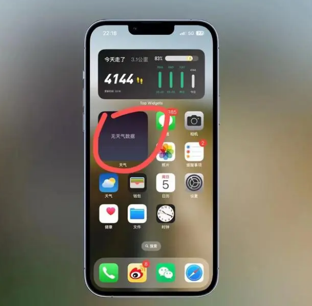 三沙苹果手机维修分享:iOS16主屏幕天气小组件无法正常工作怎么办？ 